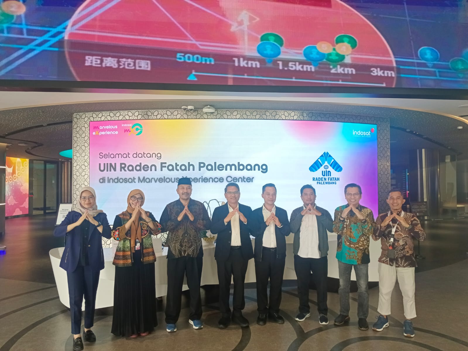 UIN Raden Fatah Kunjungi Indosat Marvelous Xperience Center, Dorong Akselerasi Digitalisasi Kampus